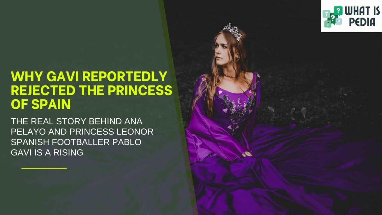 Spanish footballer Gavi looking away with a serious expression, symbolizing rumored rejection of Princess Leonor of Spain.