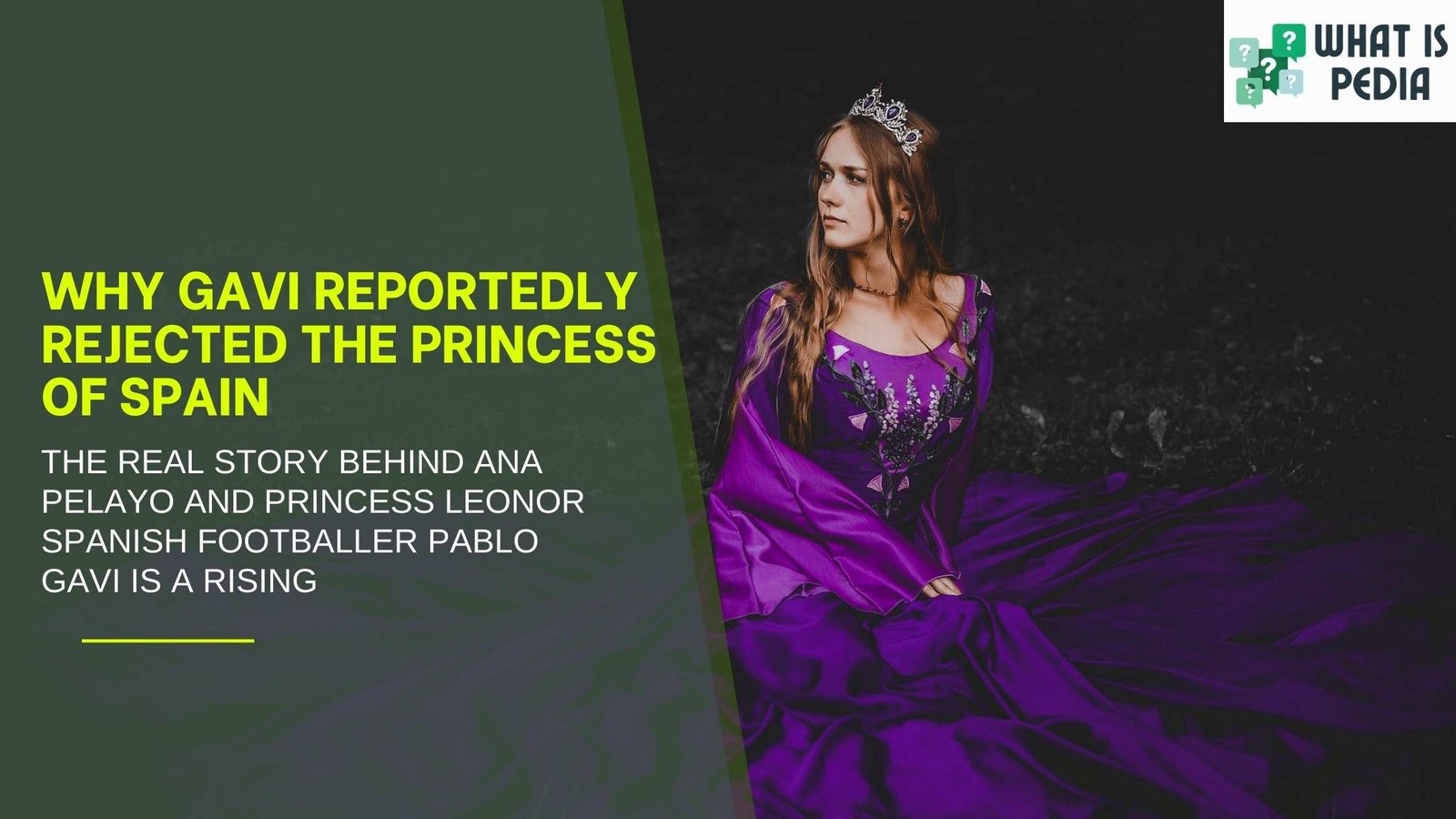 Spanish footballer Gavi looking away with a serious expression, symbolizing rumored rejection of Princess Leonor of Spain.