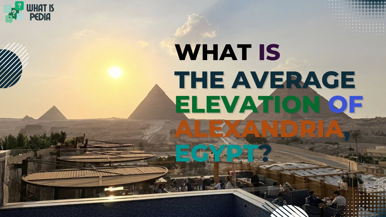 What Is the Average Elevation of Alexandria, Egypt