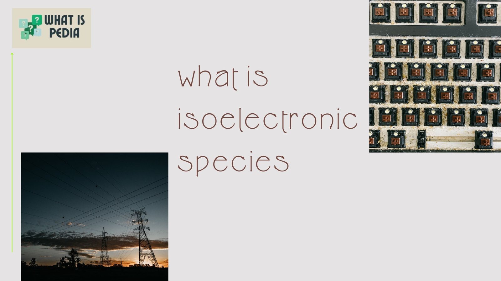 what is isoelectronic species