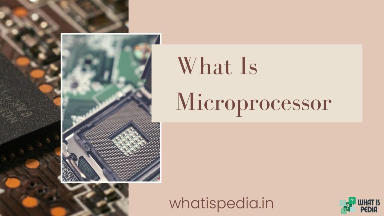what is microprocessor