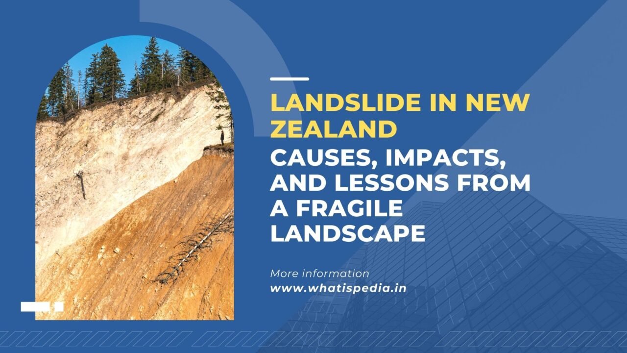Landslide in New Zealand Causes, Impacts, and Lessons from a Fragile Landscape